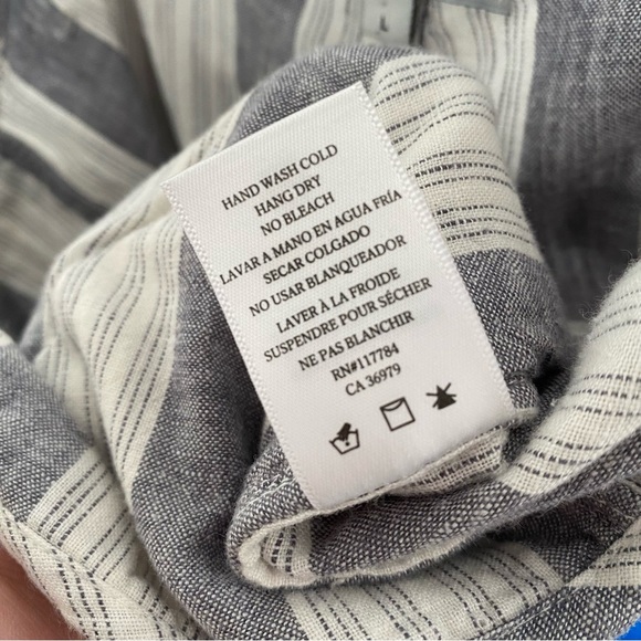 Rails Jess Laguna Striped Linen Blended Pants Large - Picture 7 of 12